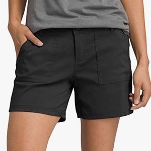 prAna - Olivia Short, 7” inseam, Size 6, Black